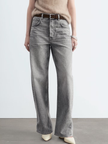 Wide leg Jeans di & Other Stories in grigio: frontale