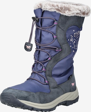 MUSTANG Snowboots in Blau: Vorderseite