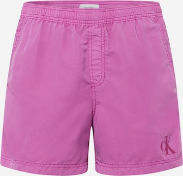 Calvin Klein Swimwear Swimming shorts in Purple: front