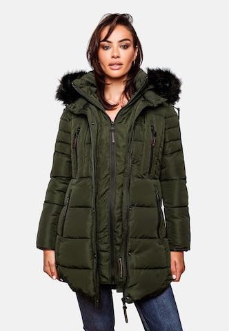 Manteau d’hiver 'Moonshine' MARIKOO en vert : devant