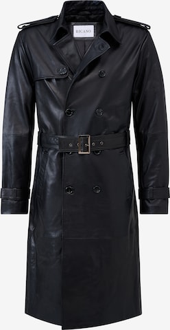 RICANO - Abrigo de entretiempo 'Domenico' en negro: frente