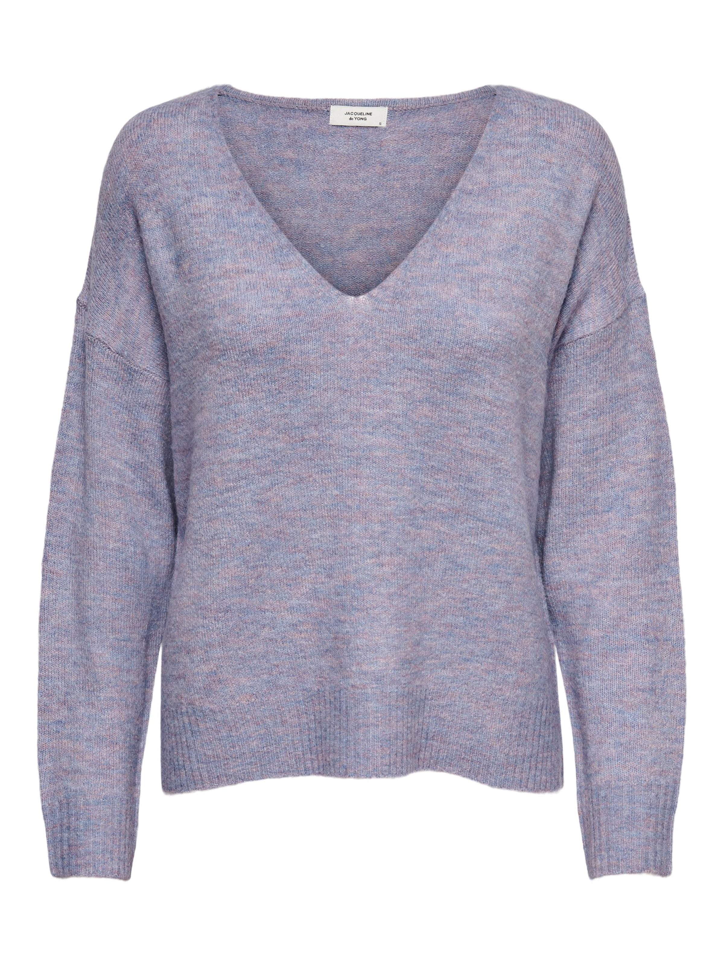 JDY Sweater 'Elanora' in Purple: front