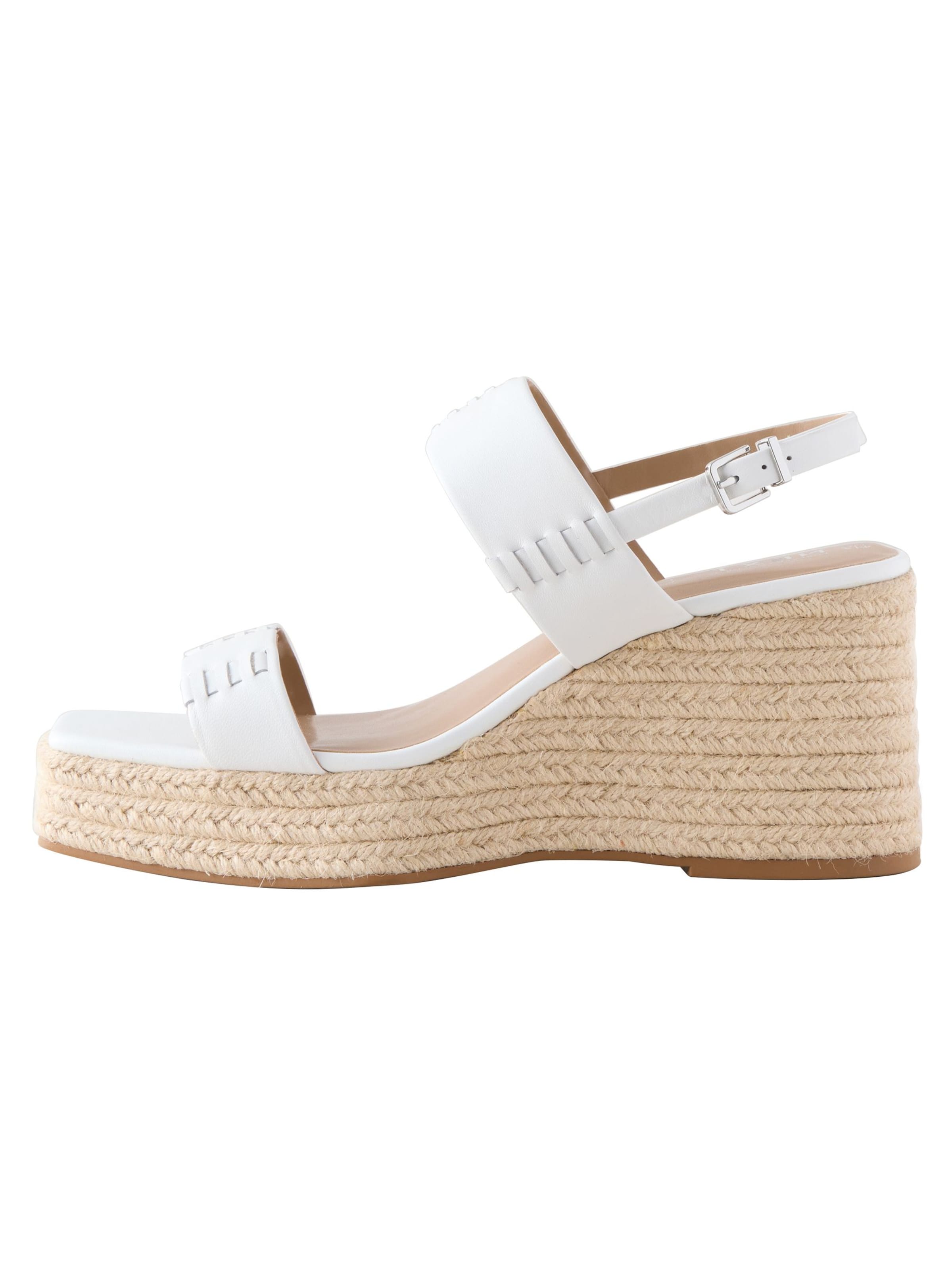 Sandale de la Next pe alb: față