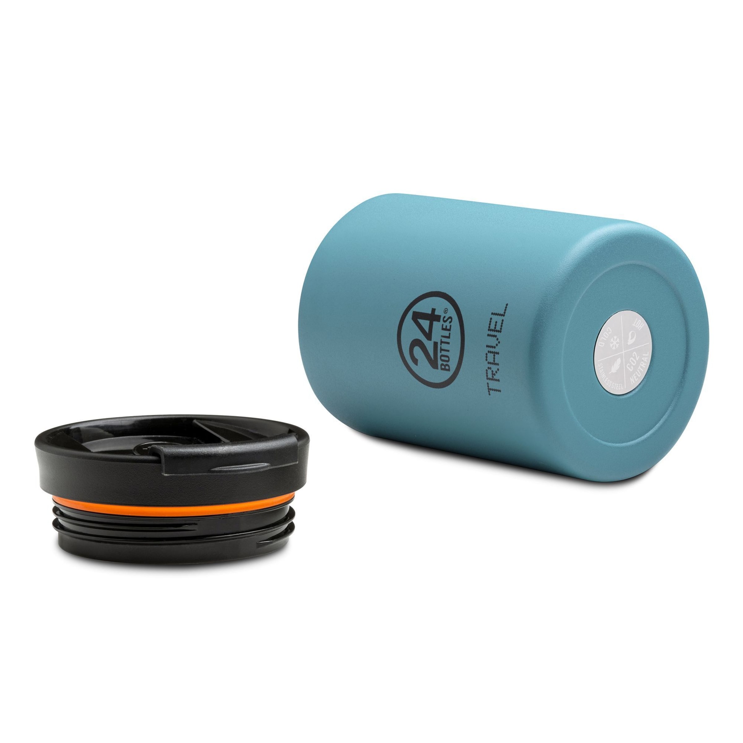 Borraccia 'Travel' di 24Bottles in blu