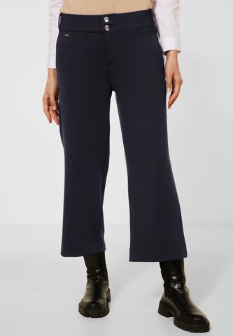 STREET ONE Wide leg Trousers 'EMEE' in Blue: front