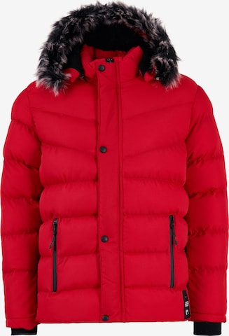 Buratti Winter Coat 'Buratti' in Red: front