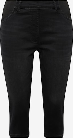 Ulla Popken Jeans in Black: front