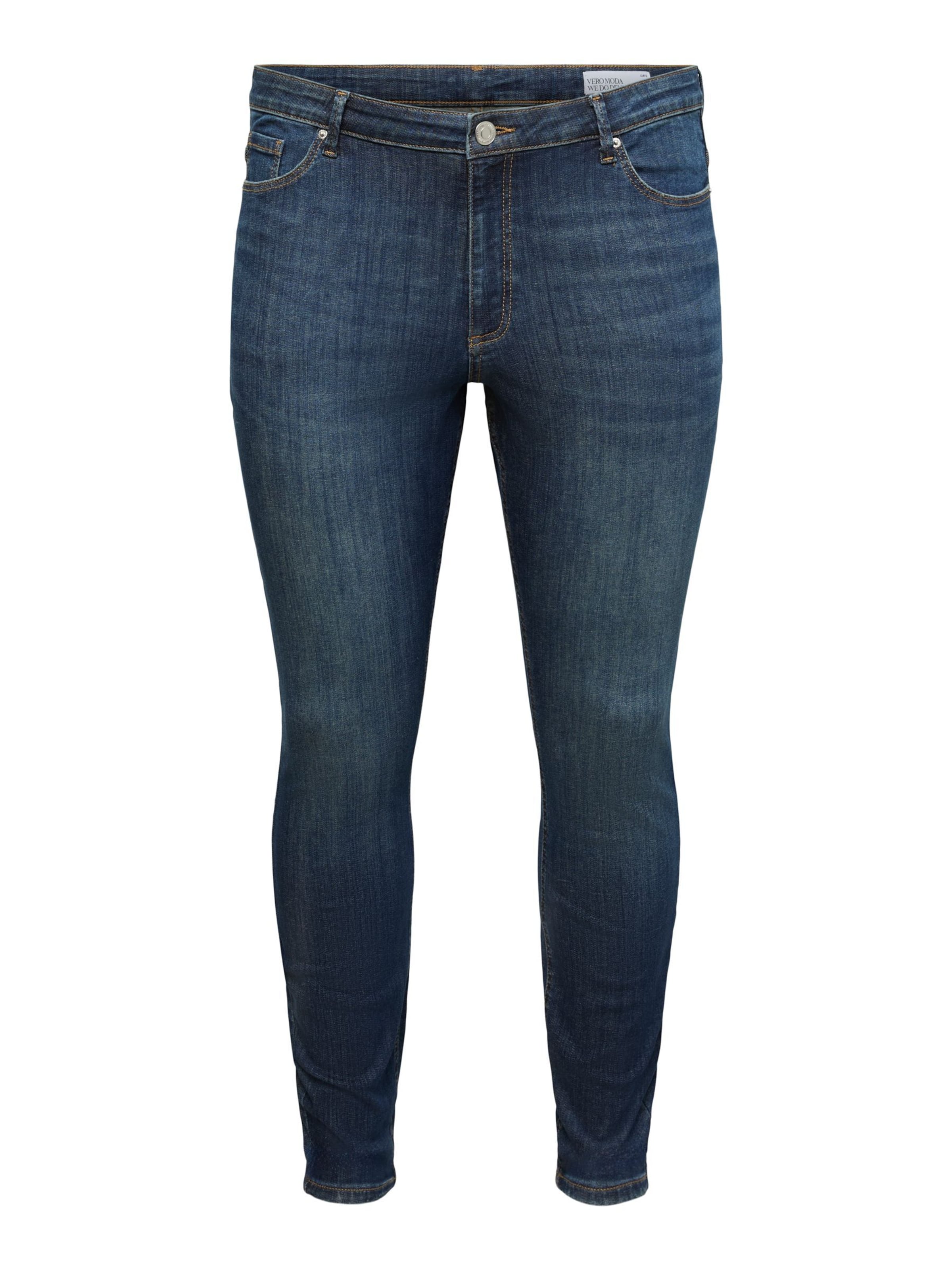 Vero Moda Curve - Skinny Vaquero 'VMCSofina' en azul: frente
