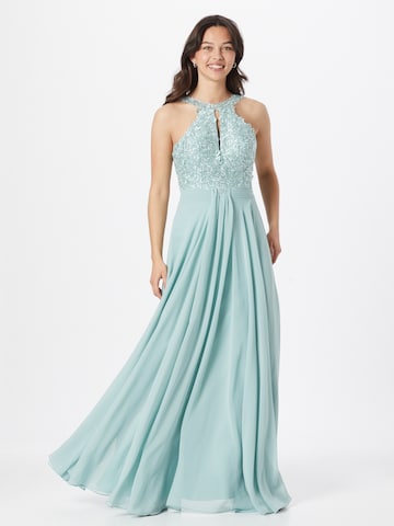 Robe de soirée LUXUAR en bleu