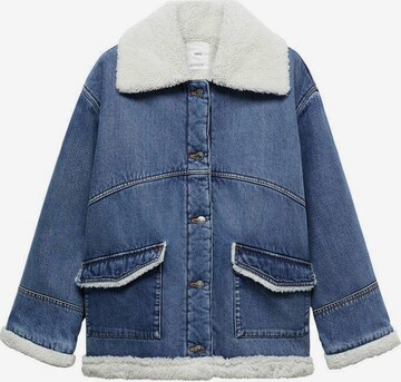 MANGO Between-Season Jacket in Blue: front