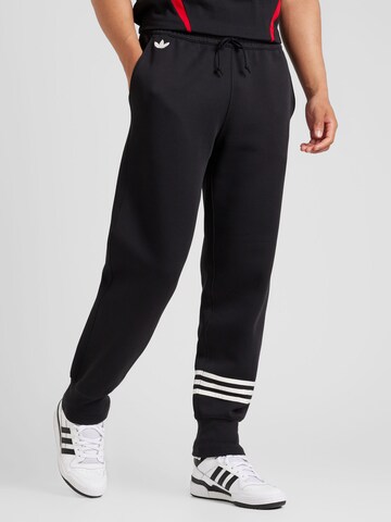 ADIDAS ORIGINALS Tapered Broek 'Neuclassics' in Zwart: voorkant