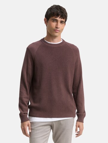 Pull-over TOM TAILOR en marron : devant