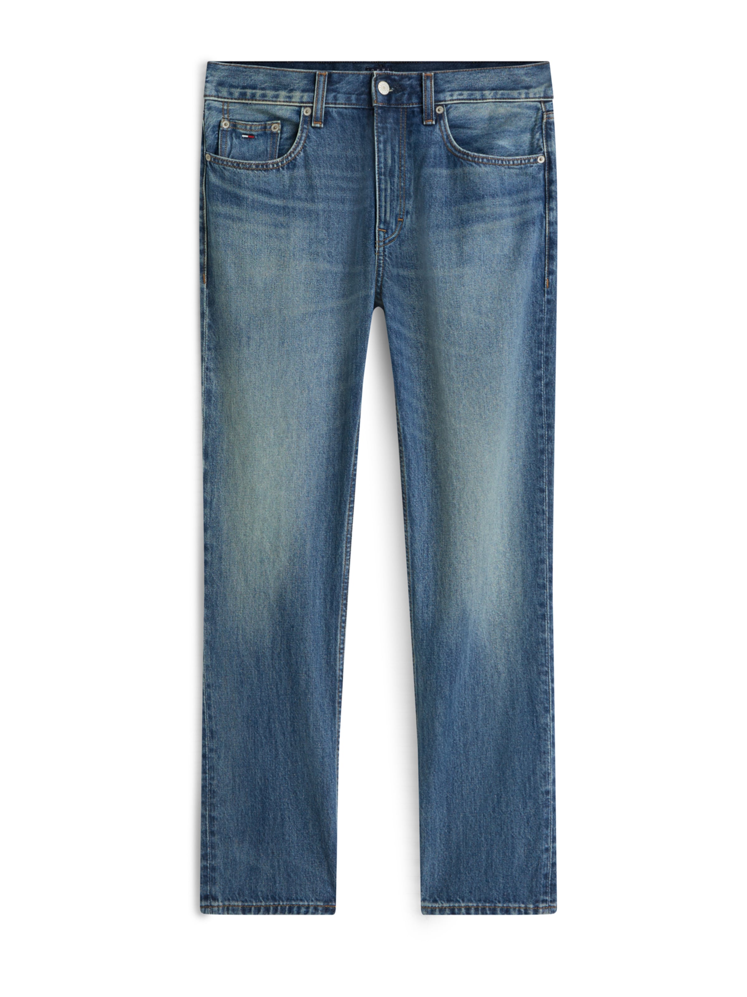 Tommy Jeans - Slimfit Vaquero 'RYAN' en azul: frente