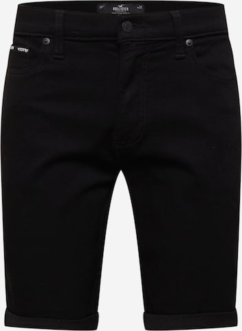 HOLLISTER Slimfit Shorts in Schwarz: predná strana