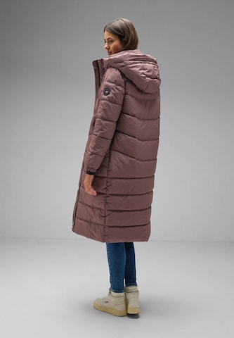 STREET ONE Zimní kabát – hnědá