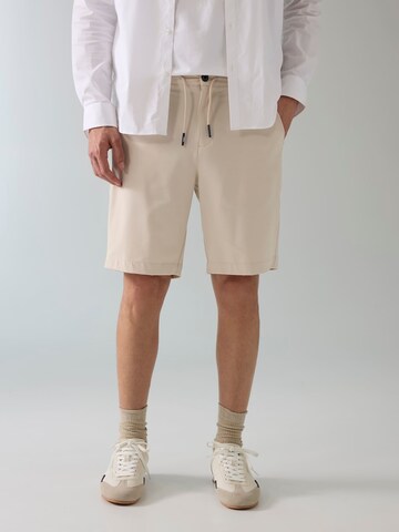GUESS Regular Pants 'Guess x North Sails' in Beige: front