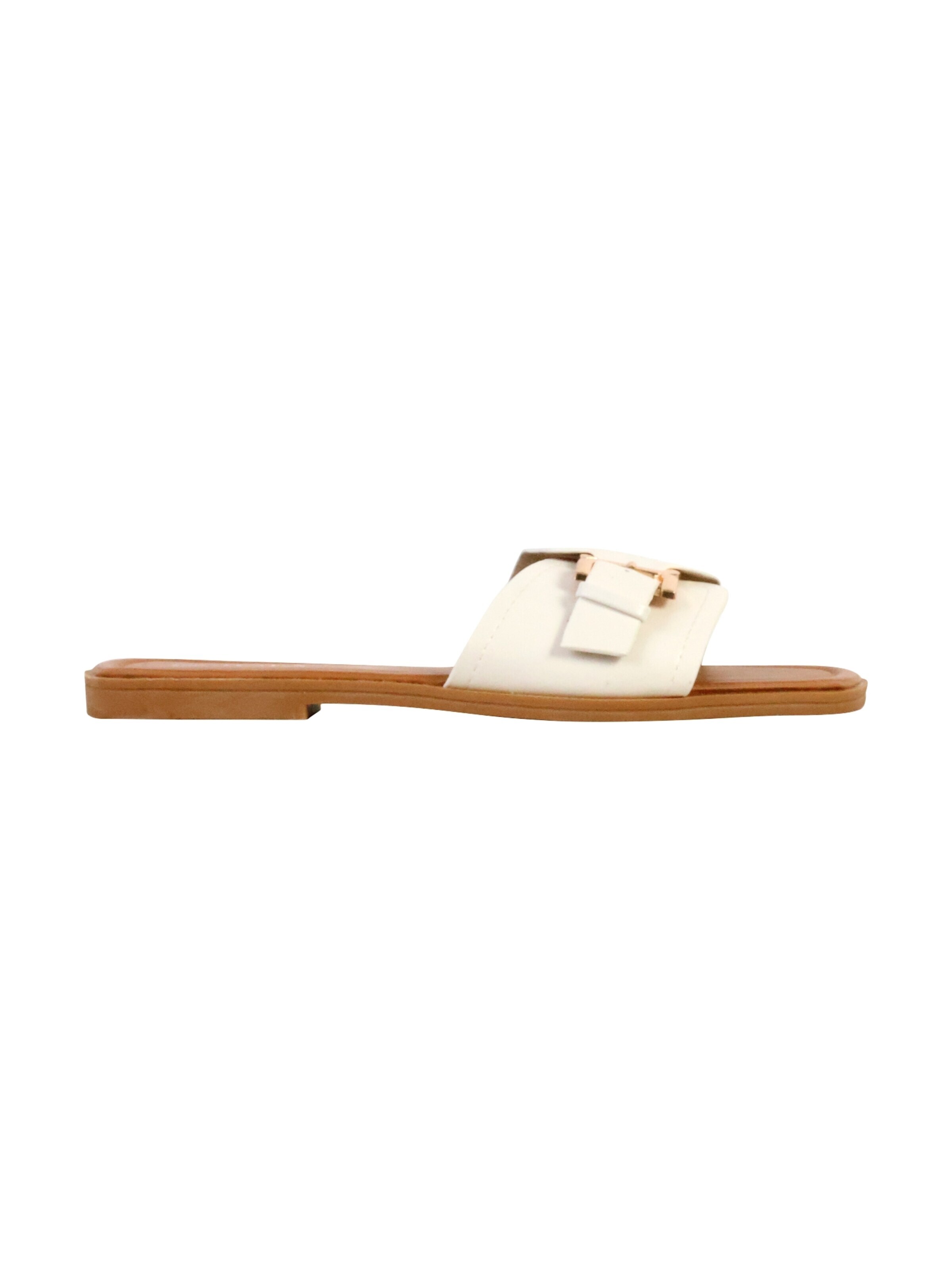Joia - Sandalias 'Flache Sandalen zum Hineinschlüpfen' en blanco