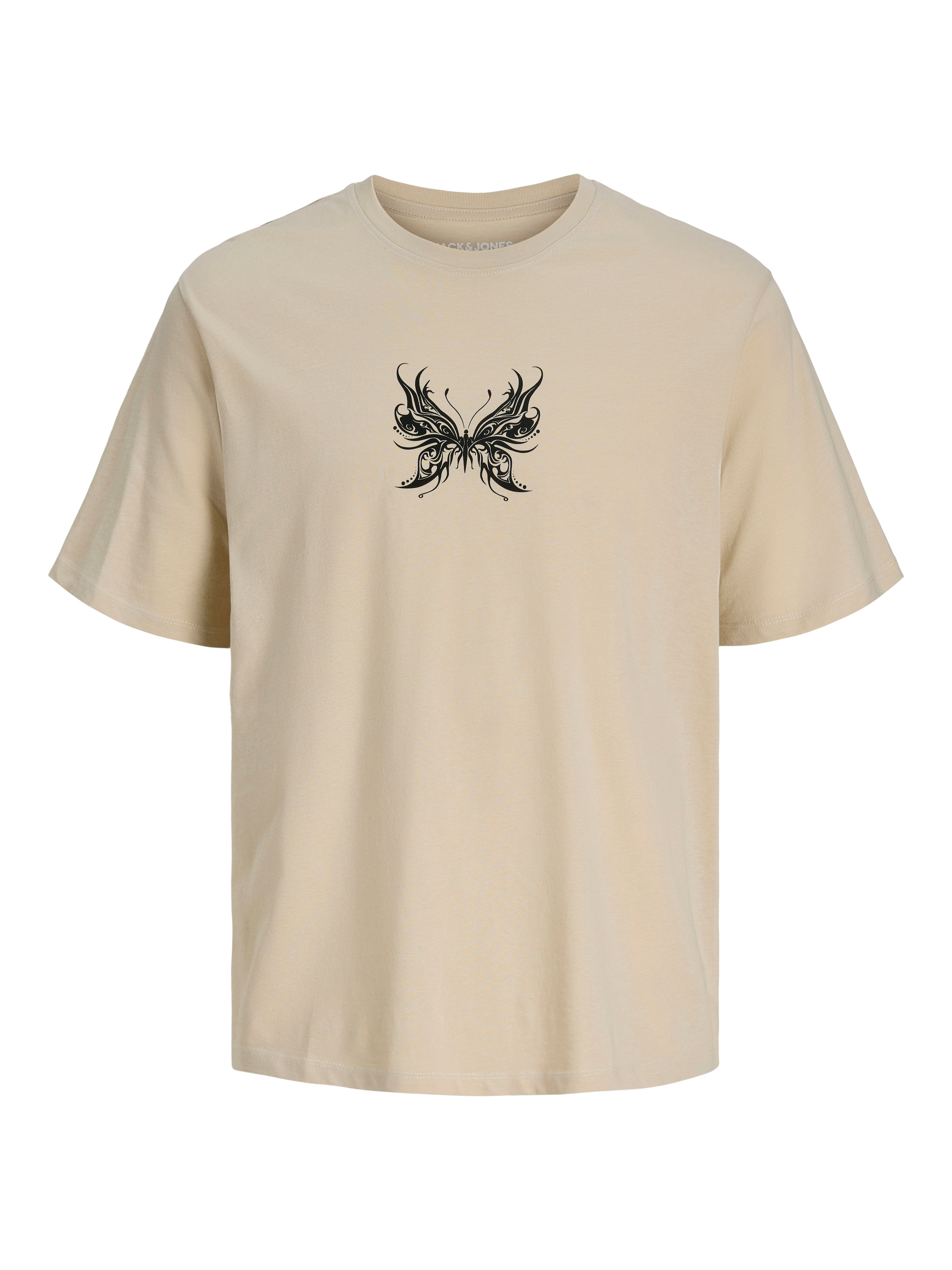 bēšs JACK & JONES T-Krekls 'JJWOLFIE'