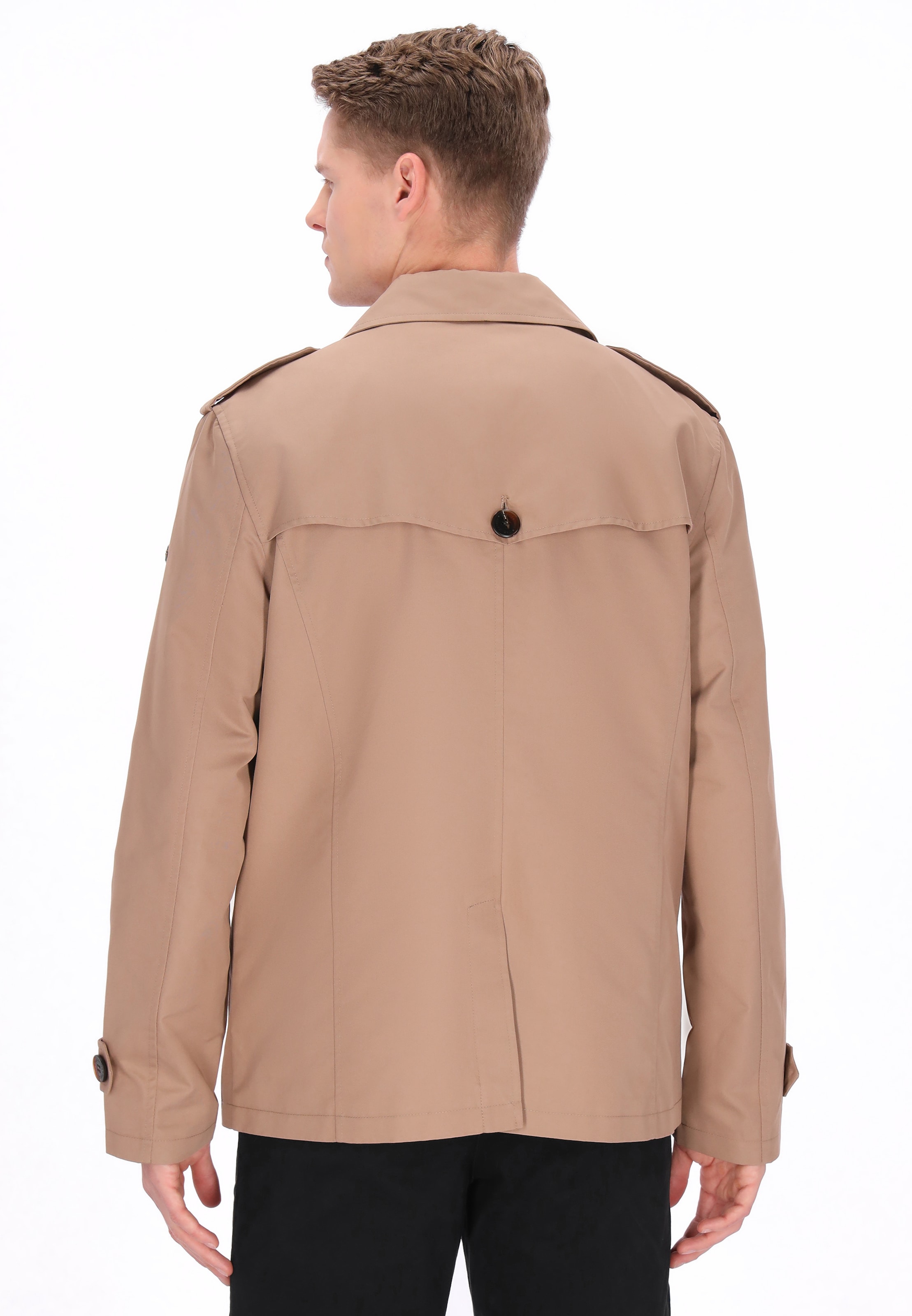 DreiMaster Klassik - Abrigo de entretiempo en beige