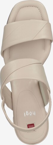 Högl Strap Sandals in Beige