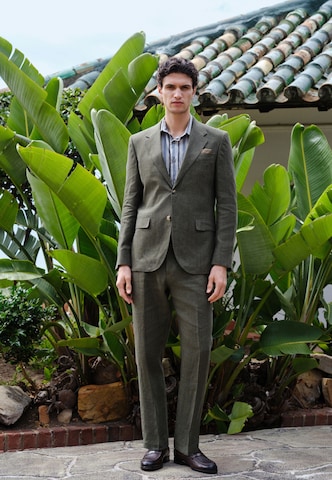 Next Slim fit Trousers 'Signature' in Green