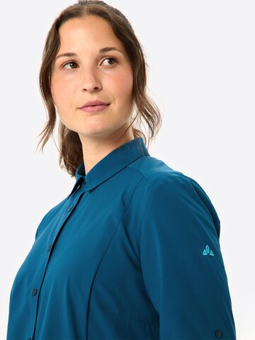 VAUDE Multifunctionele blouse 'Rosemoor' in Blauw