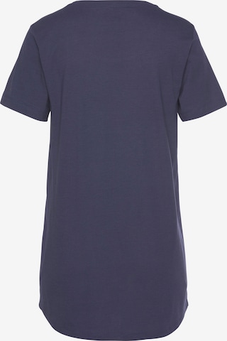 VIVANCE Schlafshirt in Blau