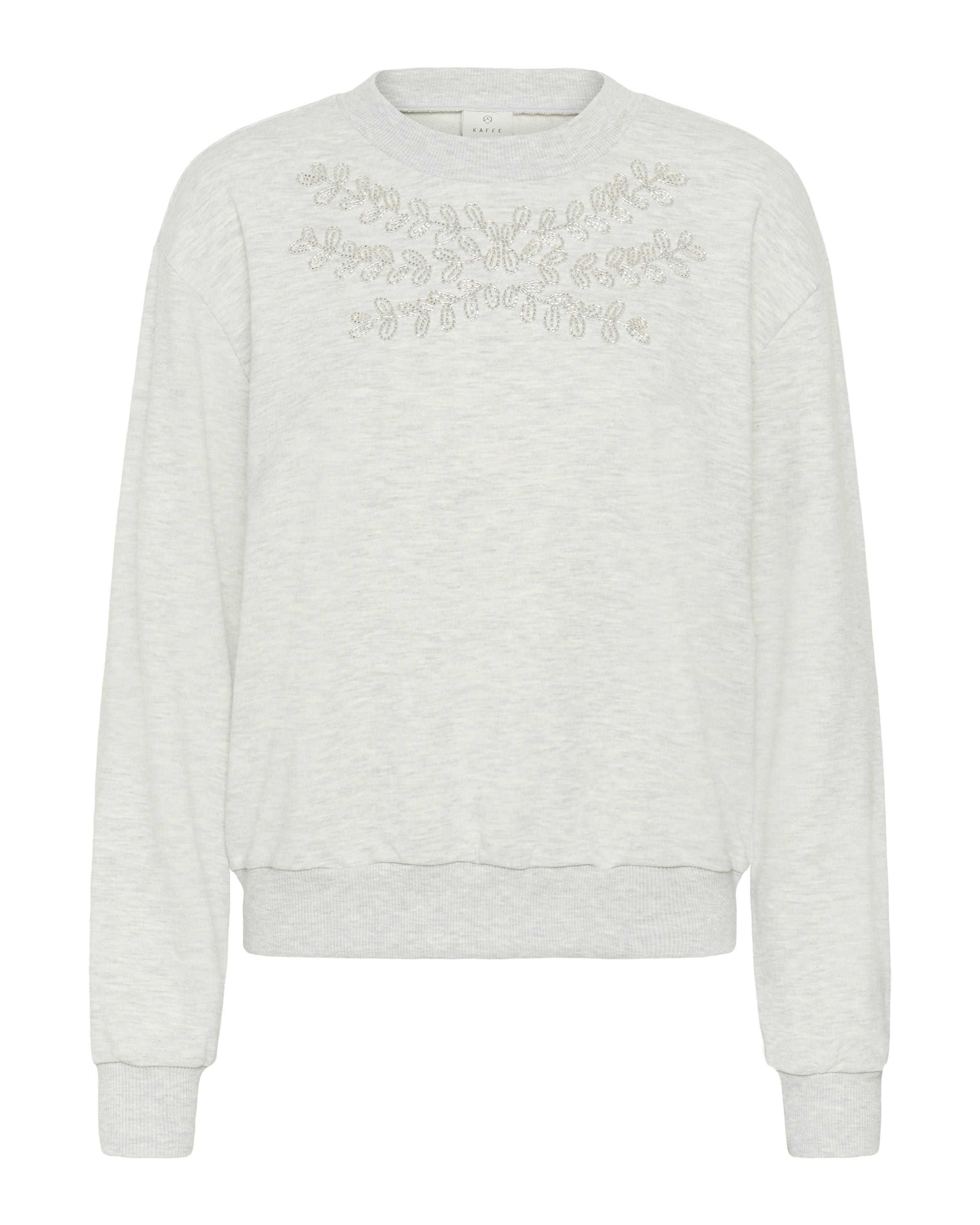 Kaffe Sweatshirt ' KAdaniela' in Grijs: voorkant