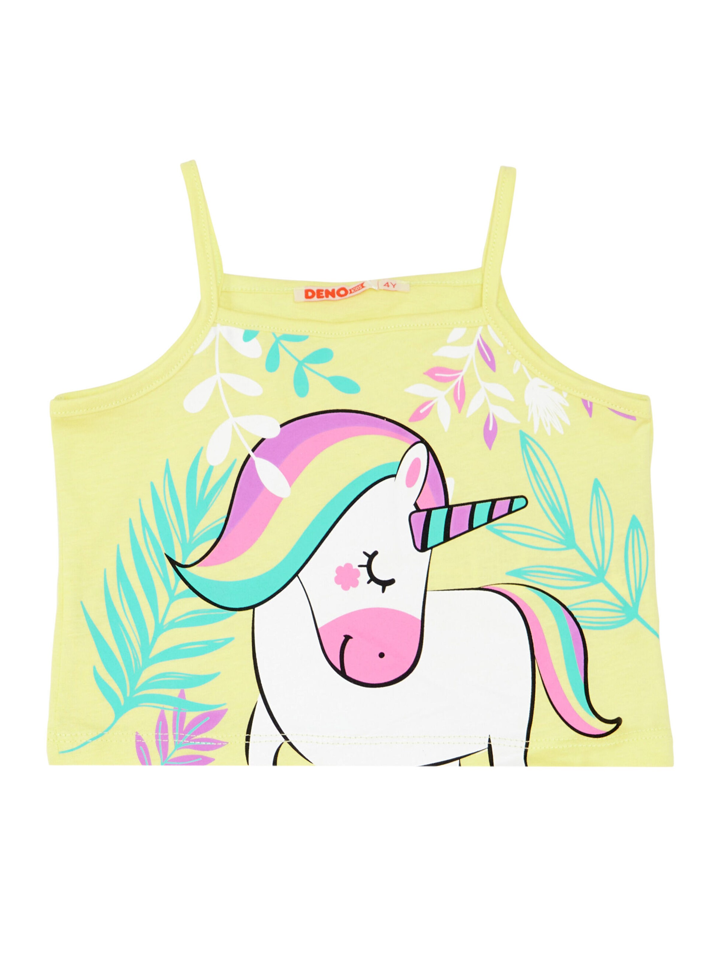 Denokids Set 'Unicorn Jungle' in Gelb