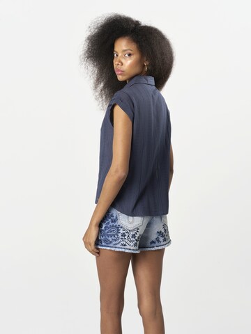 KOROSHI Blúzka - Modrá