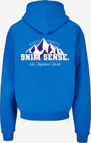 9N1M SENSE Sweatshirt 'Winter Sports' in Blau