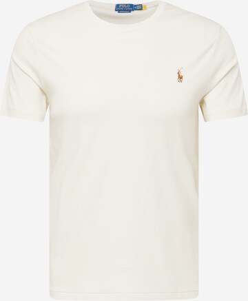 Polo Ralph Lauren Regularny krój Koszulka w kolorze beżowy: przód