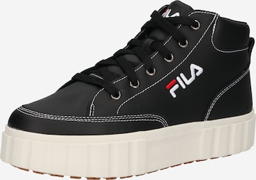 FILA Sneakers hoog in Zwart: voorkant