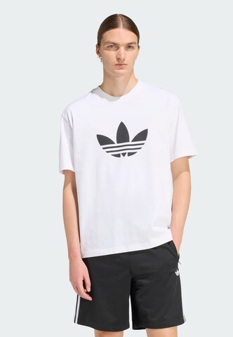 ADIDAS ORIGINALS Shirt 'Adicolor Trefoil' in White: front