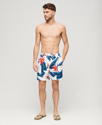 Superdry Zwemshorts in Blauw