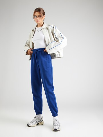 PIECES Tapered Trousers 'PCChilli' in Blue