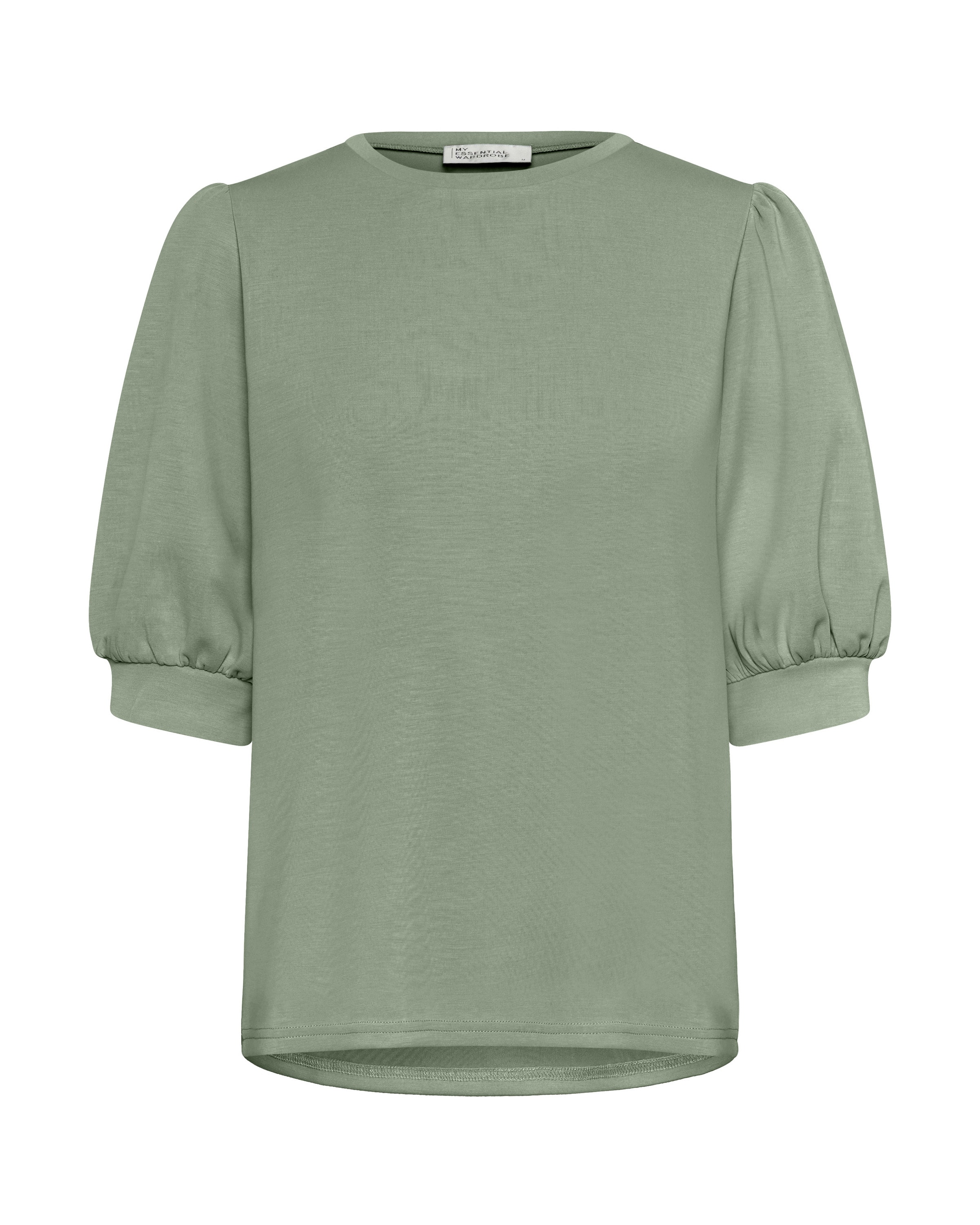 My Essential Wardrobe Blouse in Groen: voorkant