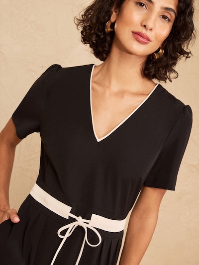love & roses Jurk in 34 in de kleur Beige / Zwart, Productweergave
