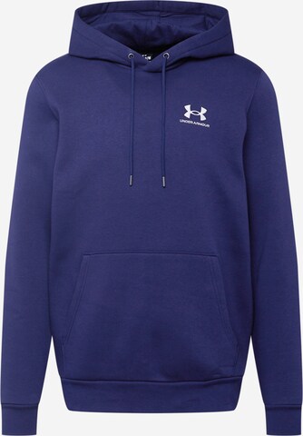 UNDER ARMOUR Urheilullinen collegepaita 'Essential' värissä sininen: edessä