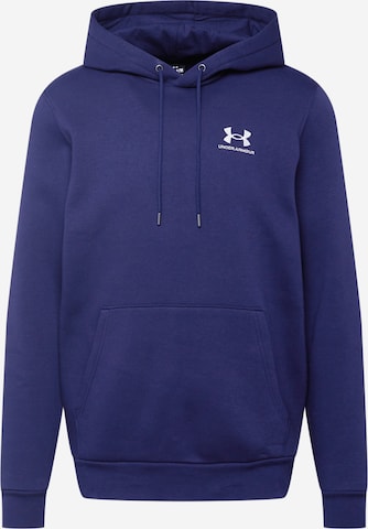 UNDER ARMOUR Athletic Sweatshirt 'Essential' in Blue: front