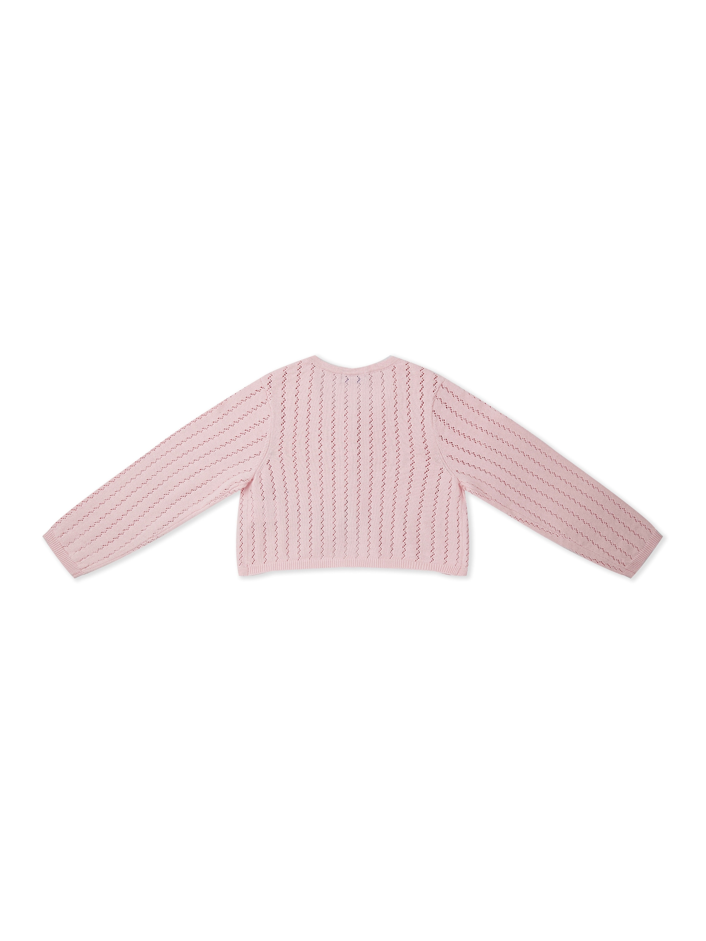 Sailing Knit Cardigan in Pink