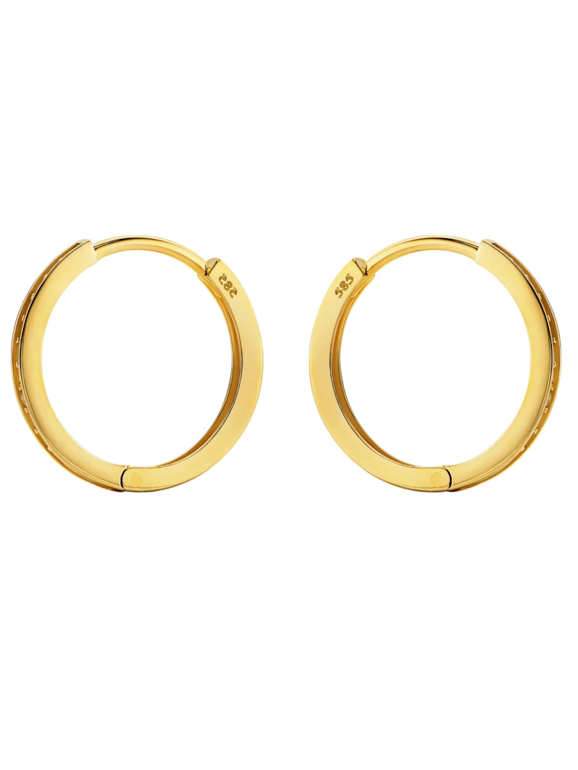 Orecchini 'Ohrringe aus 585 Gelbgold' di DIAMANT LETERNEL in giallo