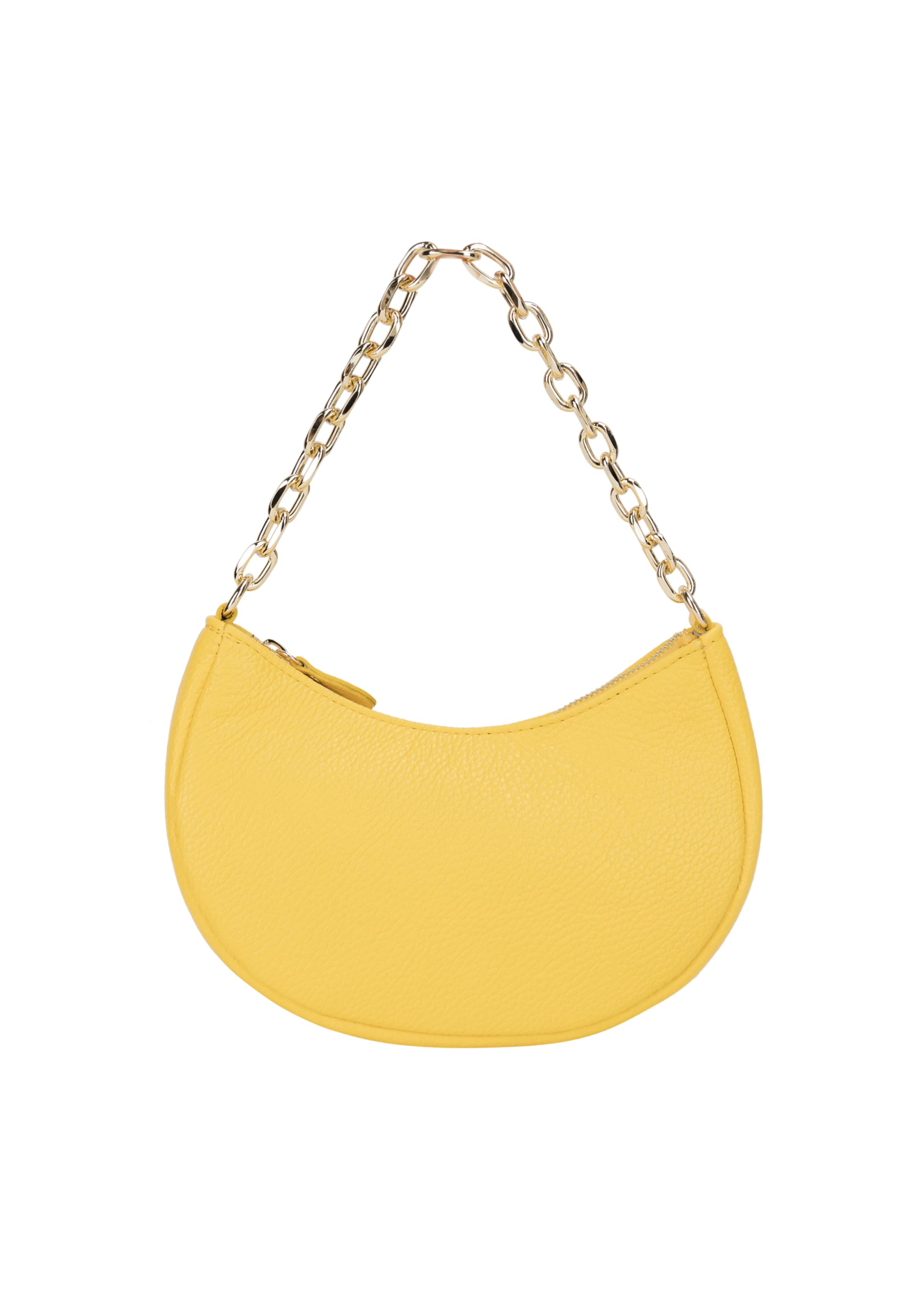 FELIPA - Mala de ombro em amarelo: frente