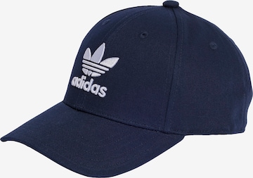 ADIDAS ORIGINALS Caps 'Trefoil' i blå: forside