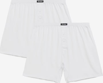 Atlantic Boxer shorts 'ATLANTIC' in White: front
