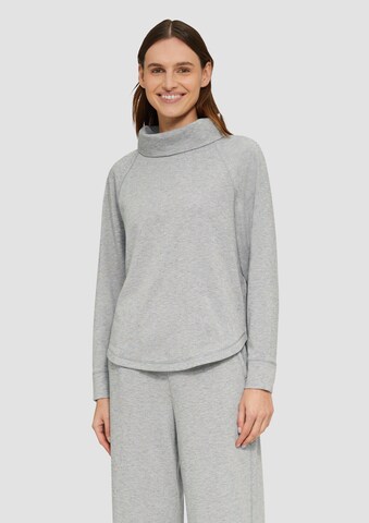 Sweat-shirt s.Oliver en gris : devant