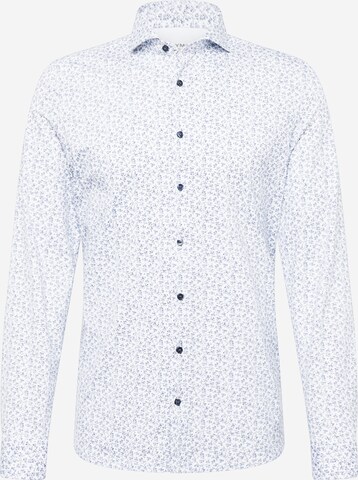 OLYMP Regular Fit Forretningsskjorte i hvid: forside