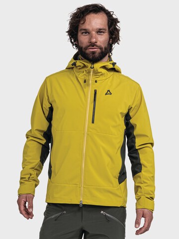 Schöffel Outdoor jacket 'Mountain' in Yellow: front