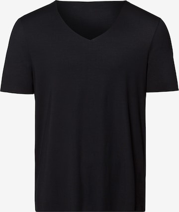 Hanro Shirt ' Clean Cut ' in Black: front