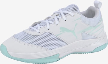 PUMA Athletic Shoes in White: front